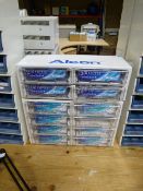 *Set of Storage Drawers Containing Contact Lenses