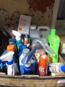 Box Containing Various Car Cleaning Products