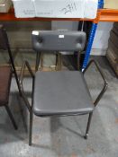 Metal Framed Commode Chair