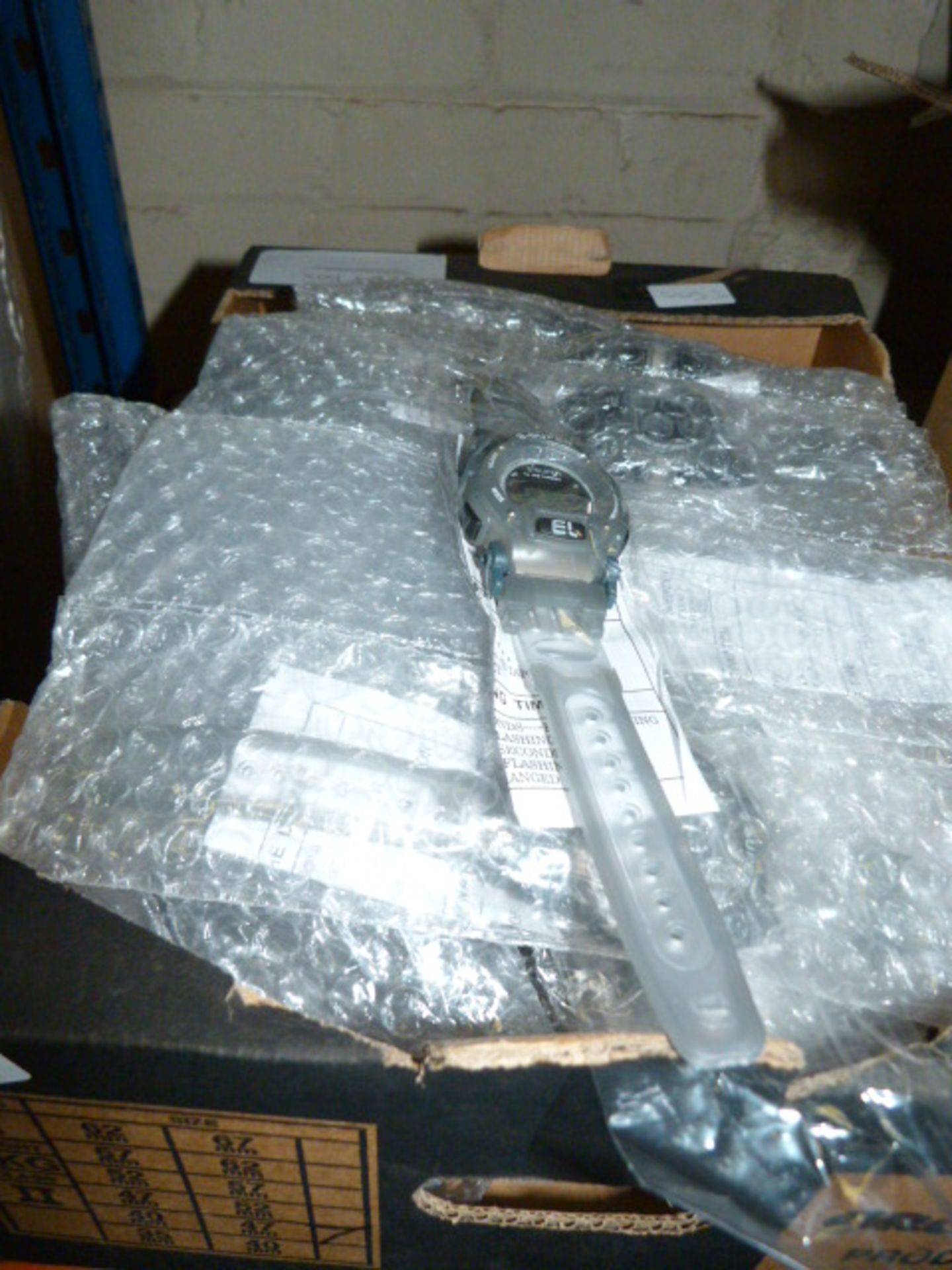 Box Containing 47 Grey SSuper EL Digital Watches