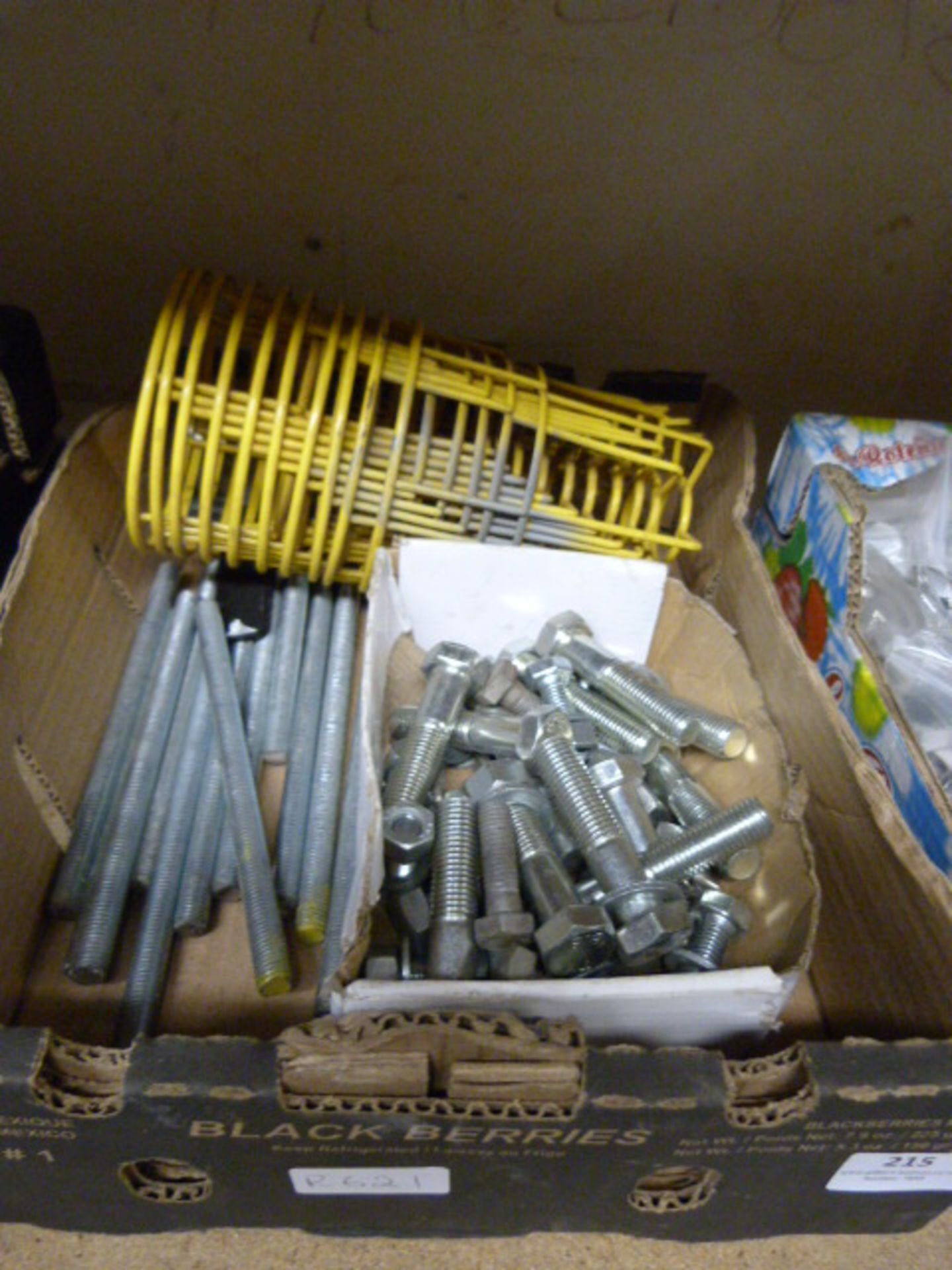 *Box of Large Bolts, etc.