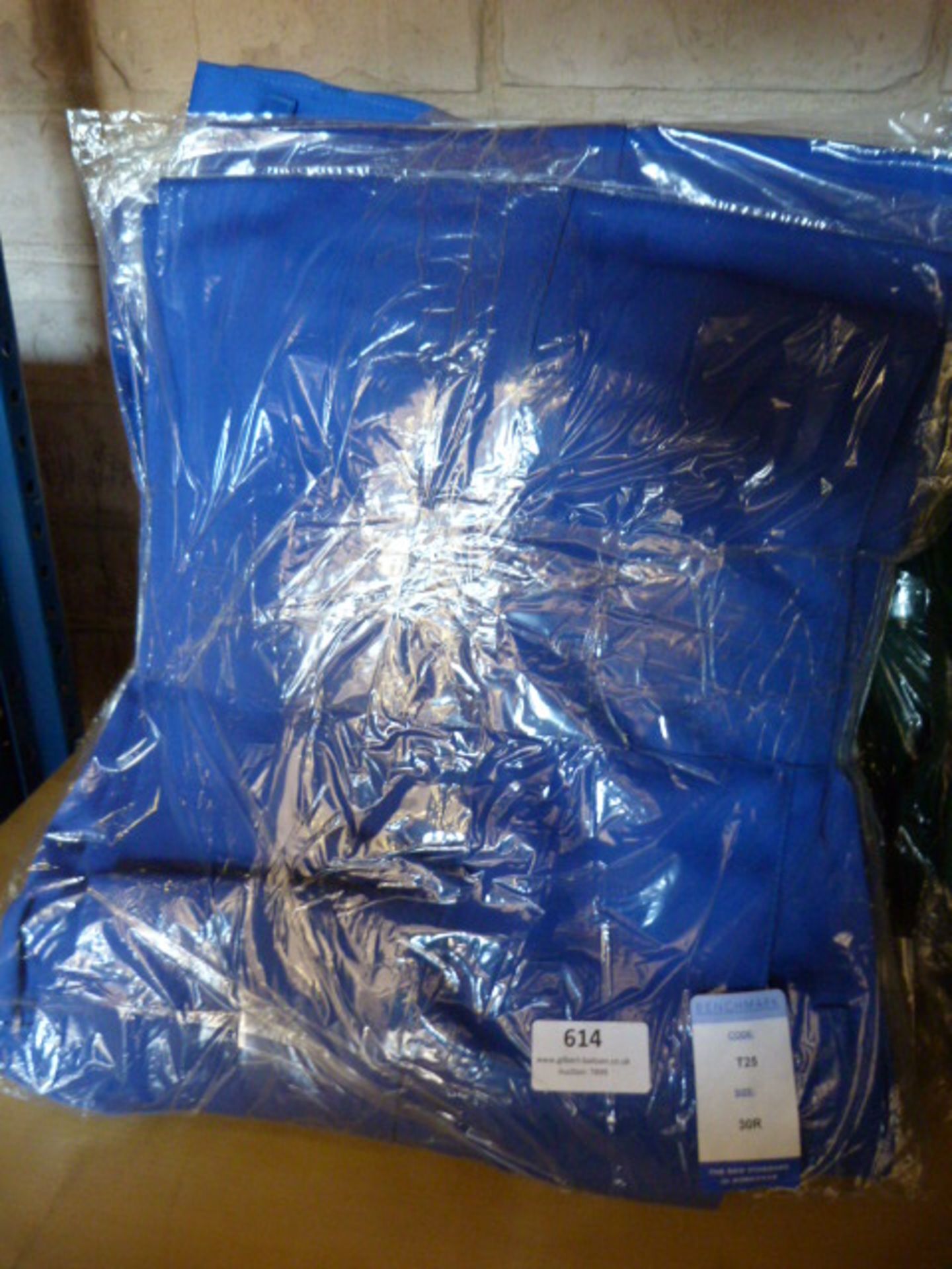 Ten Pairs of Blue Trousers Size:30R