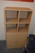 *Storage Unit over Cupboard in Light Beech Finish