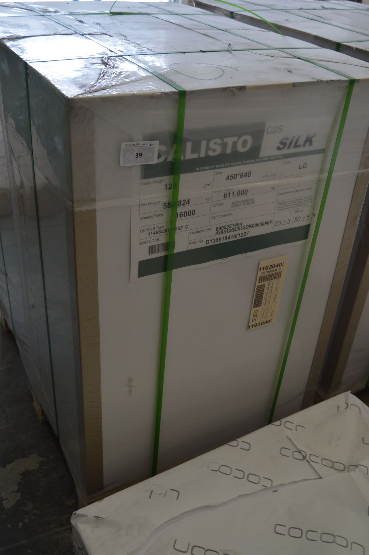 *Approximately 16000 Sheets of 128gsm Silk SR-A2 P