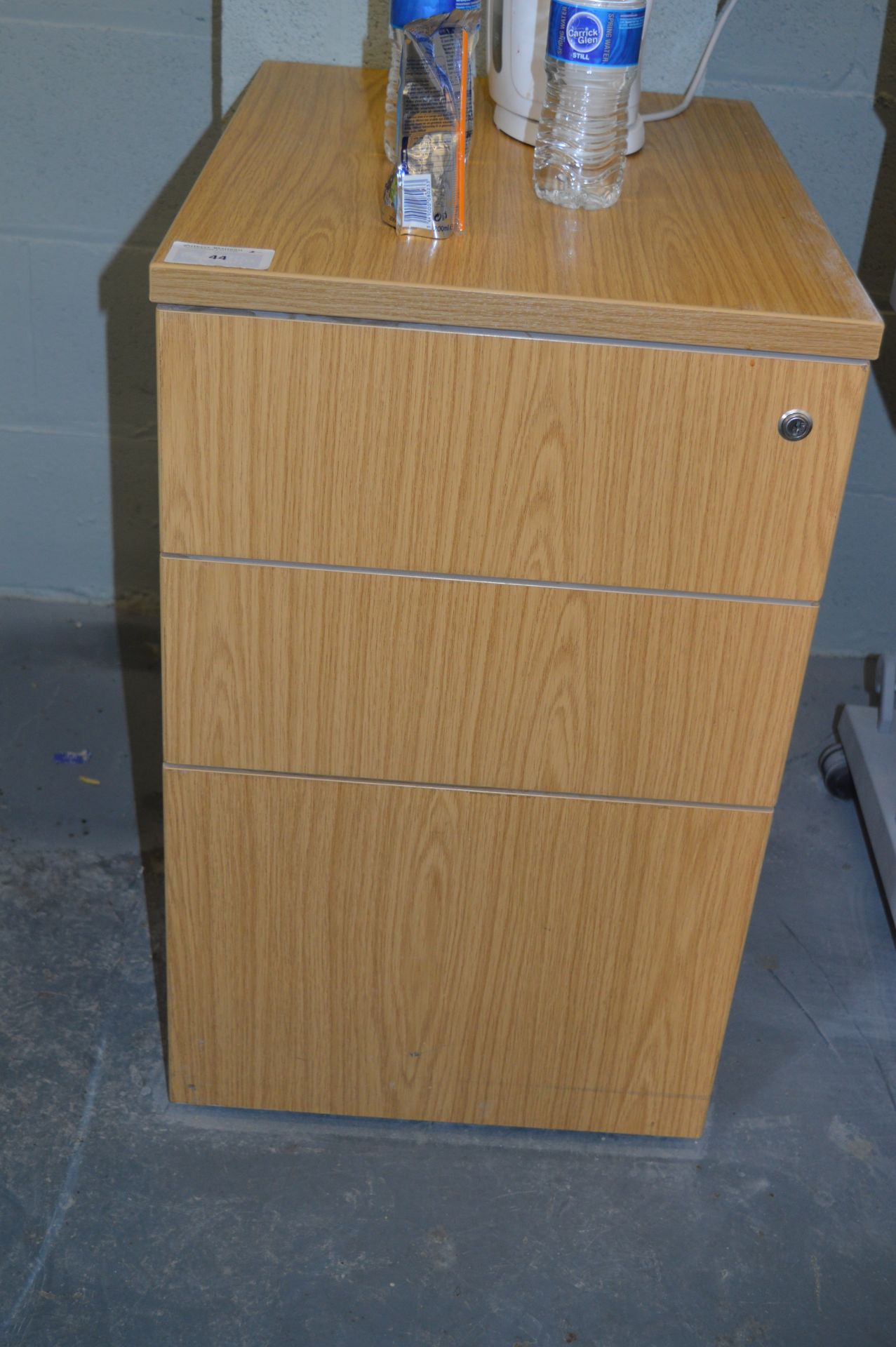 *Standalone Three Drawer Cabinet in Light Oak Fini