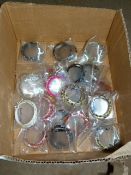 Box Containing Twenty Pairs of Fashion Hoop Earrin