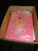 Box Containing 10 Dhoom Design Tops in Various Siz