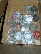 Box Containing Twenty Pairs of Fashion Hoop Earrin