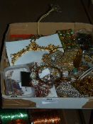 Box of Mixed Asian and Other Costume Jewellery