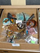 Box of Mixed Asian and Other Costume Jewellery