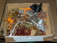 Box of Mixed Asian and Other Costume Jewellery