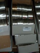 Three Boxes of White Metal Bangles