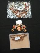 Two Gift Boxes Containing Asian Style Jewellery Se