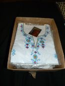 Box Containing 10 Dhoom Design Tops in Various Siz