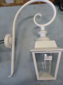 *Hanging Wall Light (White) with Brackets