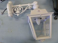 *Wall Lamp with Bracket (White)