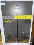 *Garden Zone Leadbury Lamppost (Black) - 1924mm ta