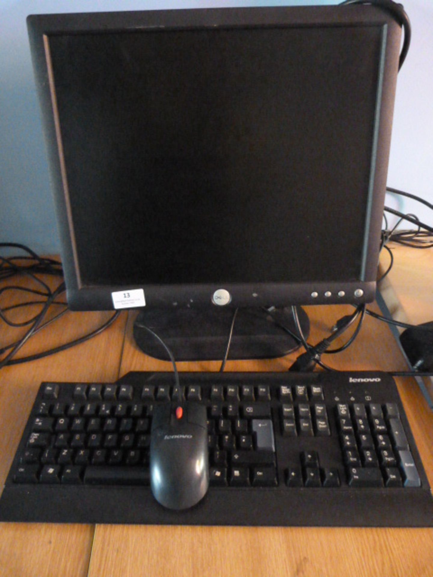 *Dell Computer Monitor with Lenovo Keyboard and Mo