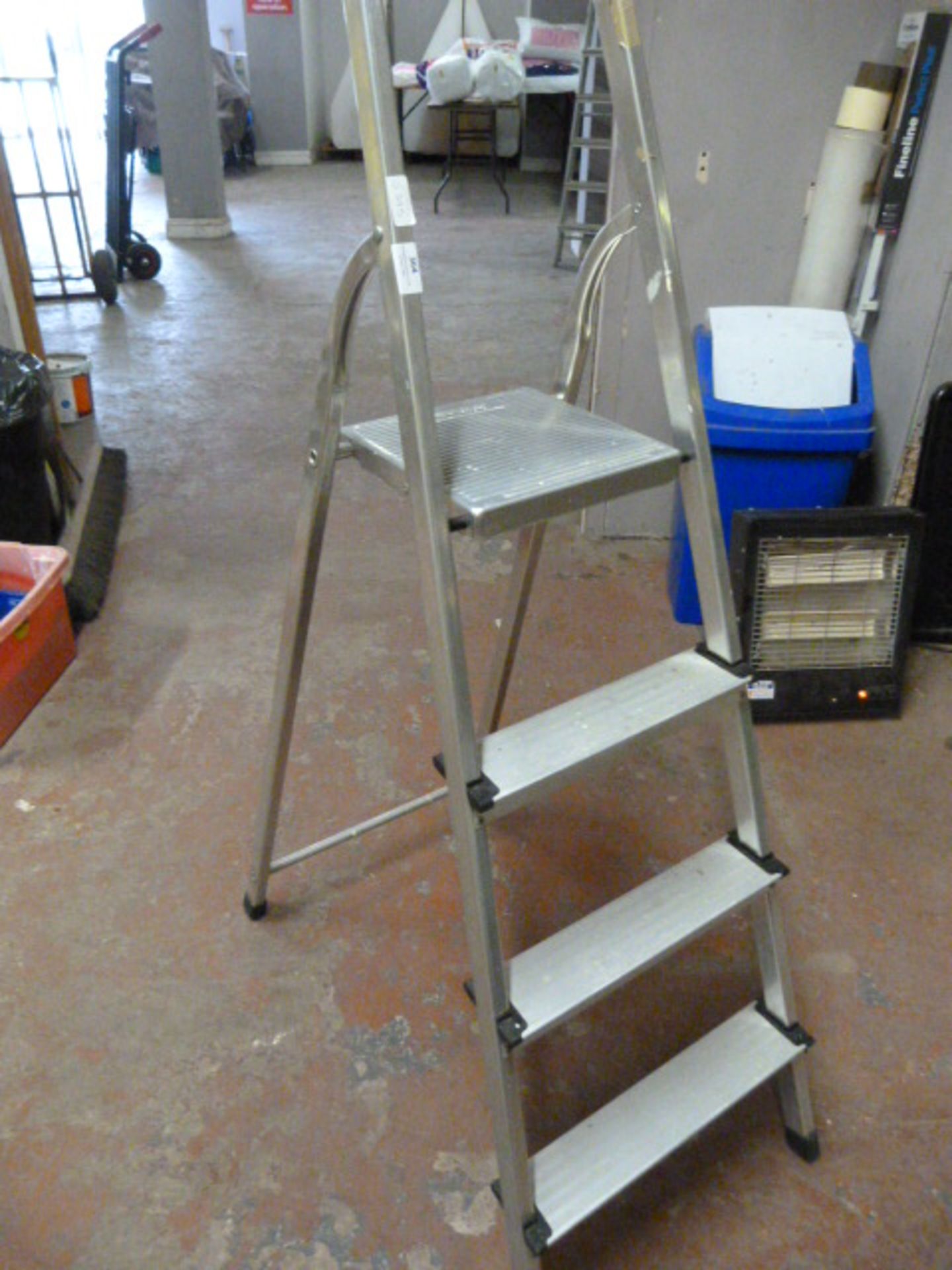 Four Tread Aluminium Steps