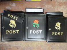 *Three Assorted Postboxes