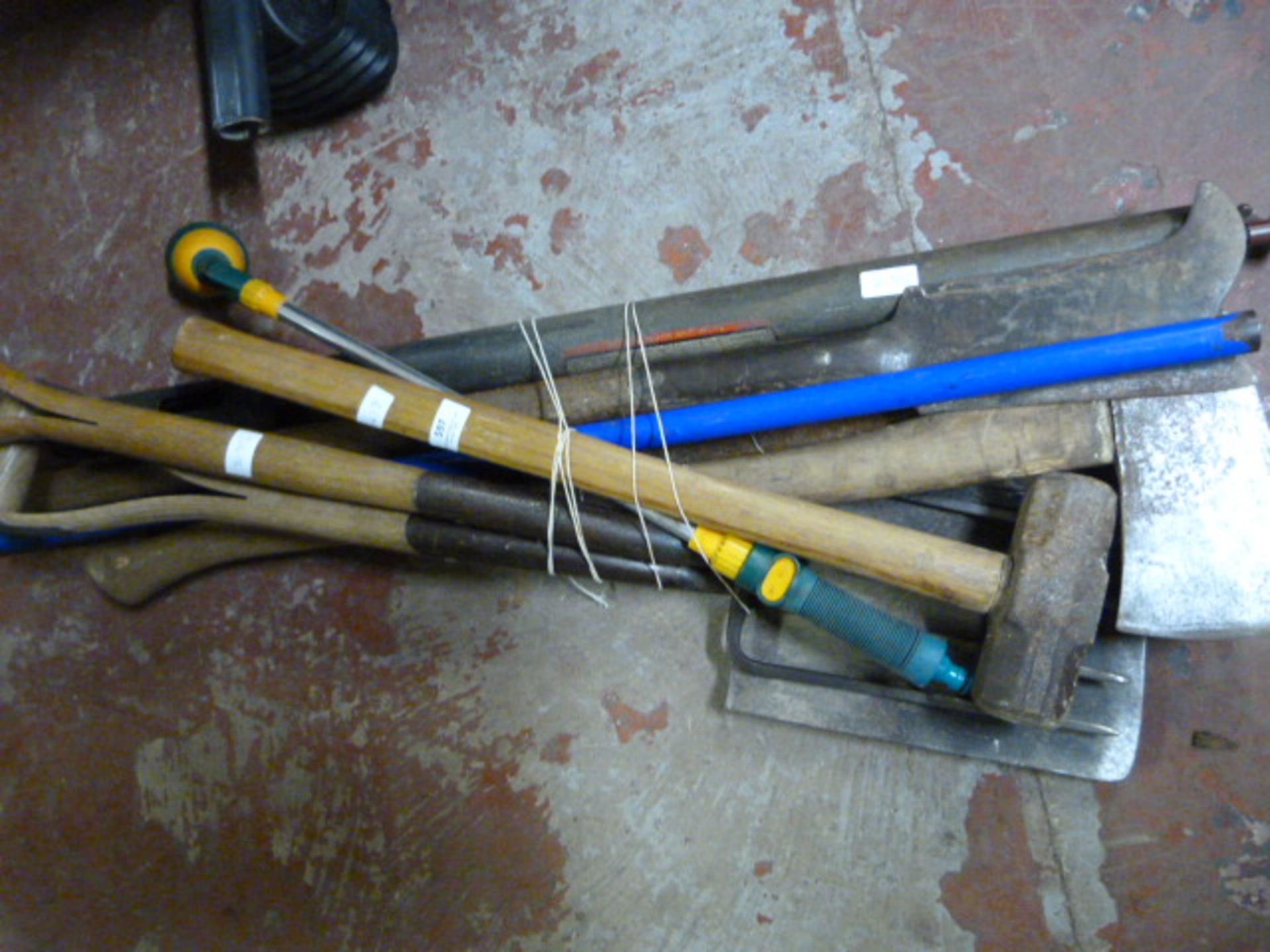 Bundle of Tools; Fork, Spade, Slasher, Axe, etc.