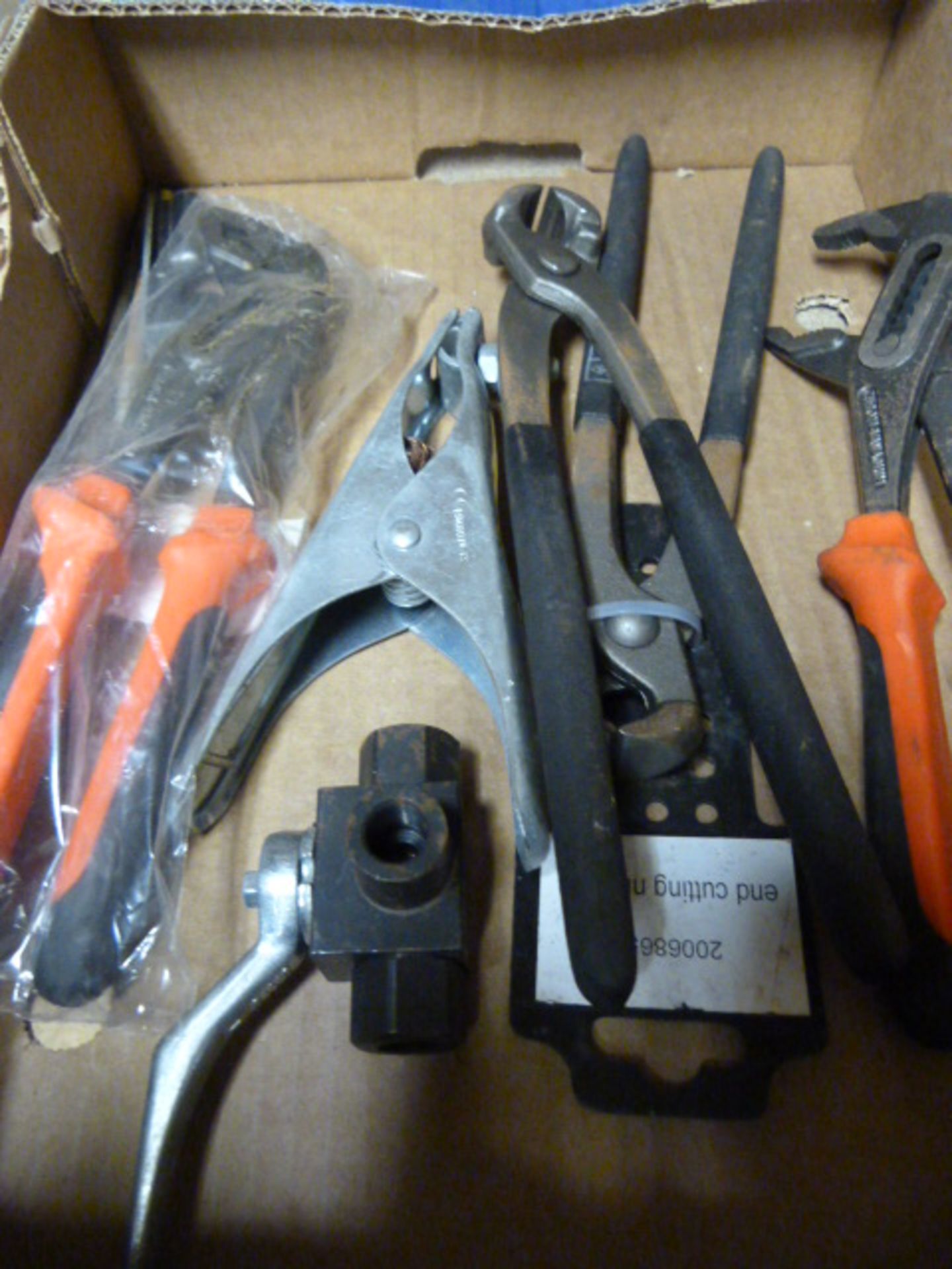 *Box of Tools, Pliers, Spirit Levels, etc.