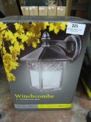 *Garden Zone Winchcombe Wall Lantern (Black/Silver