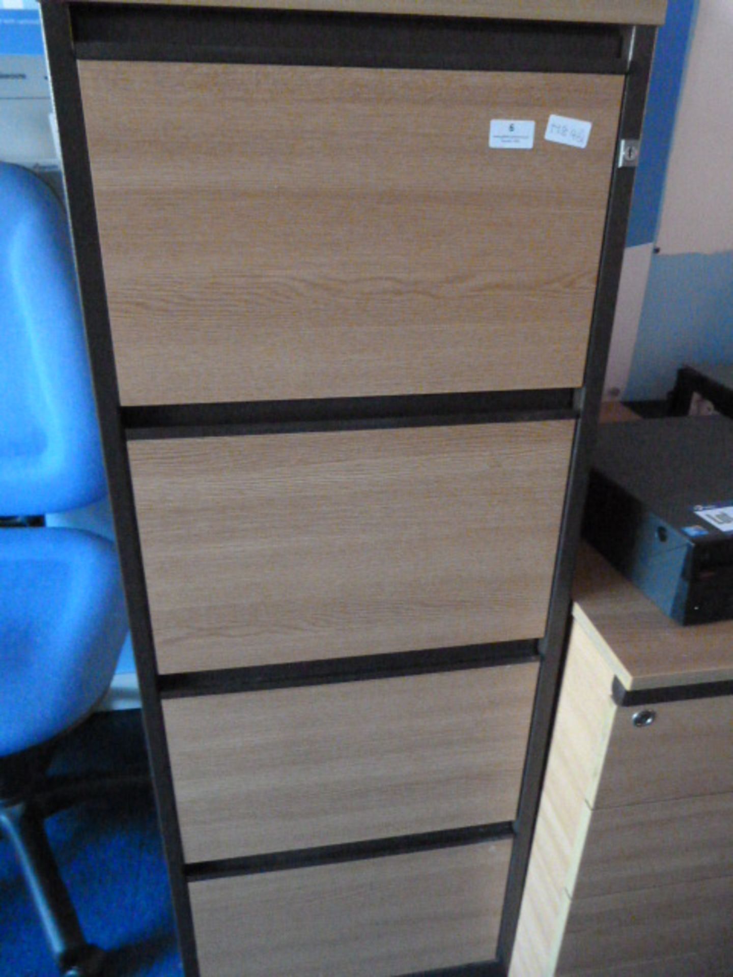 *Four Drawer Filing Cabinet (No Key)