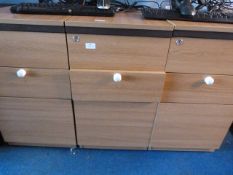 *Three Sets of Office Drawers