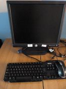 *Dell Computer Monitor, Keyboard and Mouse