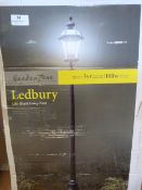 *Garden Zone Leadbury Lamppost (Black) - 1924mm ta