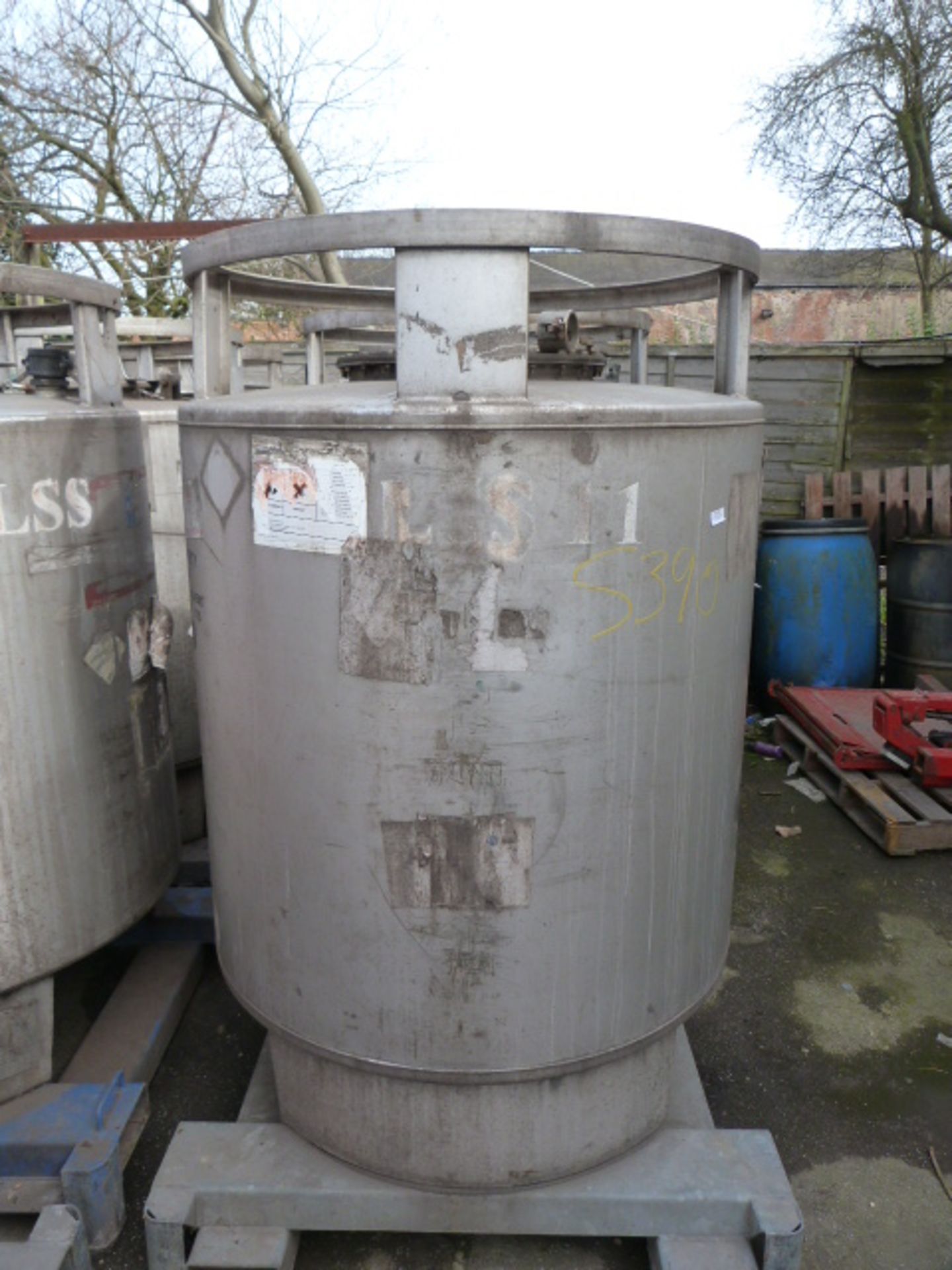 IBC Pressurized Steel Liquid Cylinder