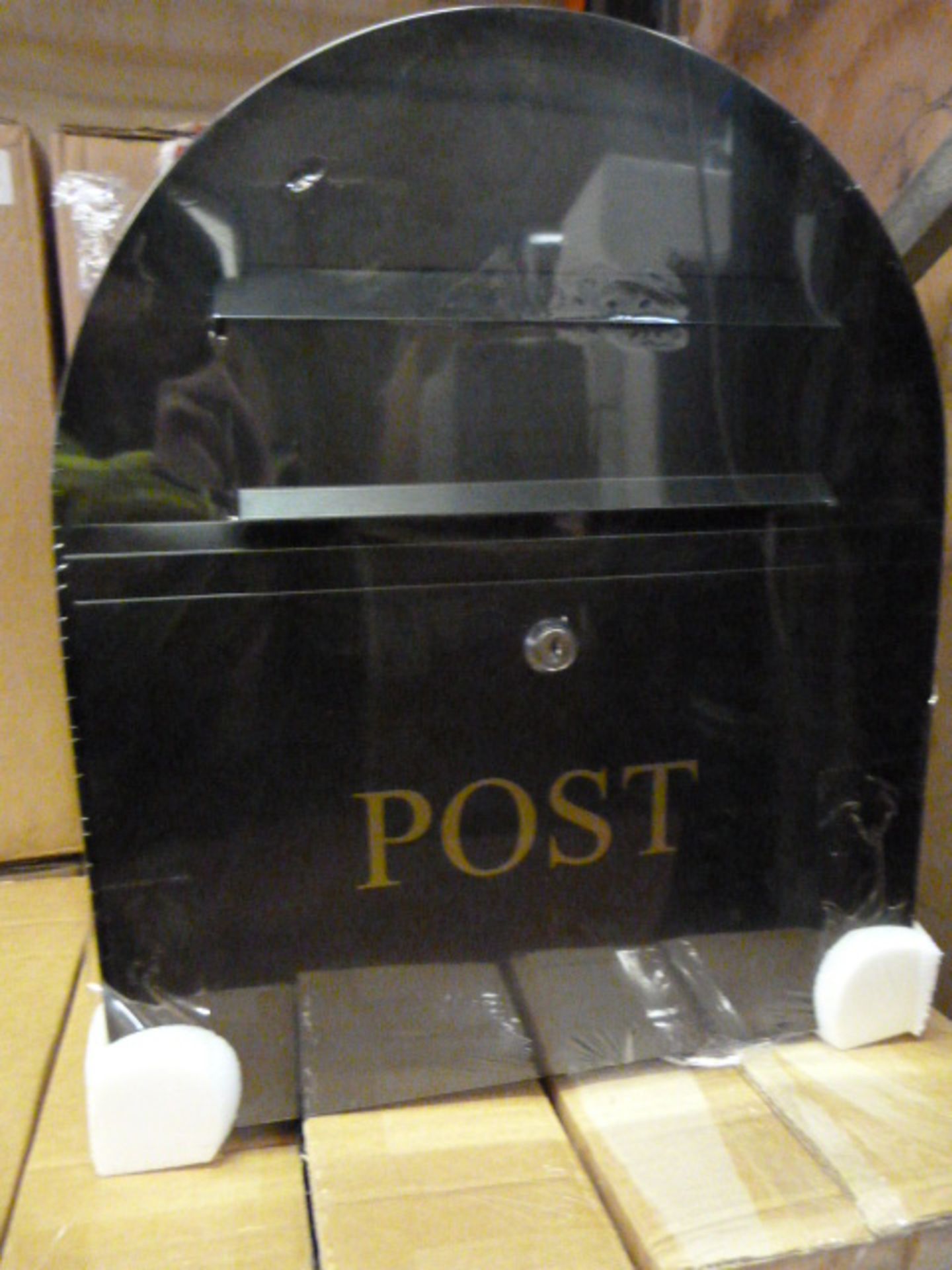 *Black Dome Topped Norton Postbox