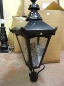 *Victorian Style Black Metal Lamp