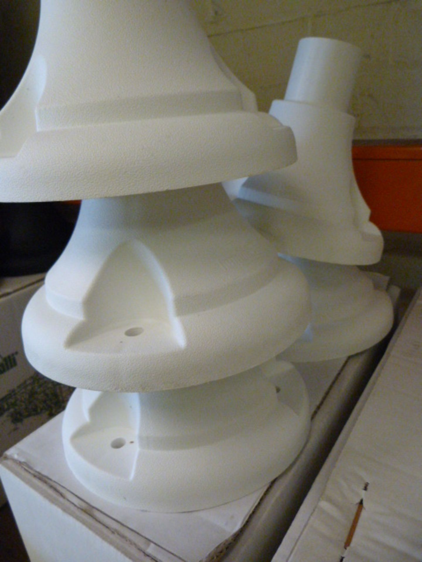 *Five Fumagalli Lamp Bases (White)