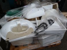 Pallet of Baths and Sinks