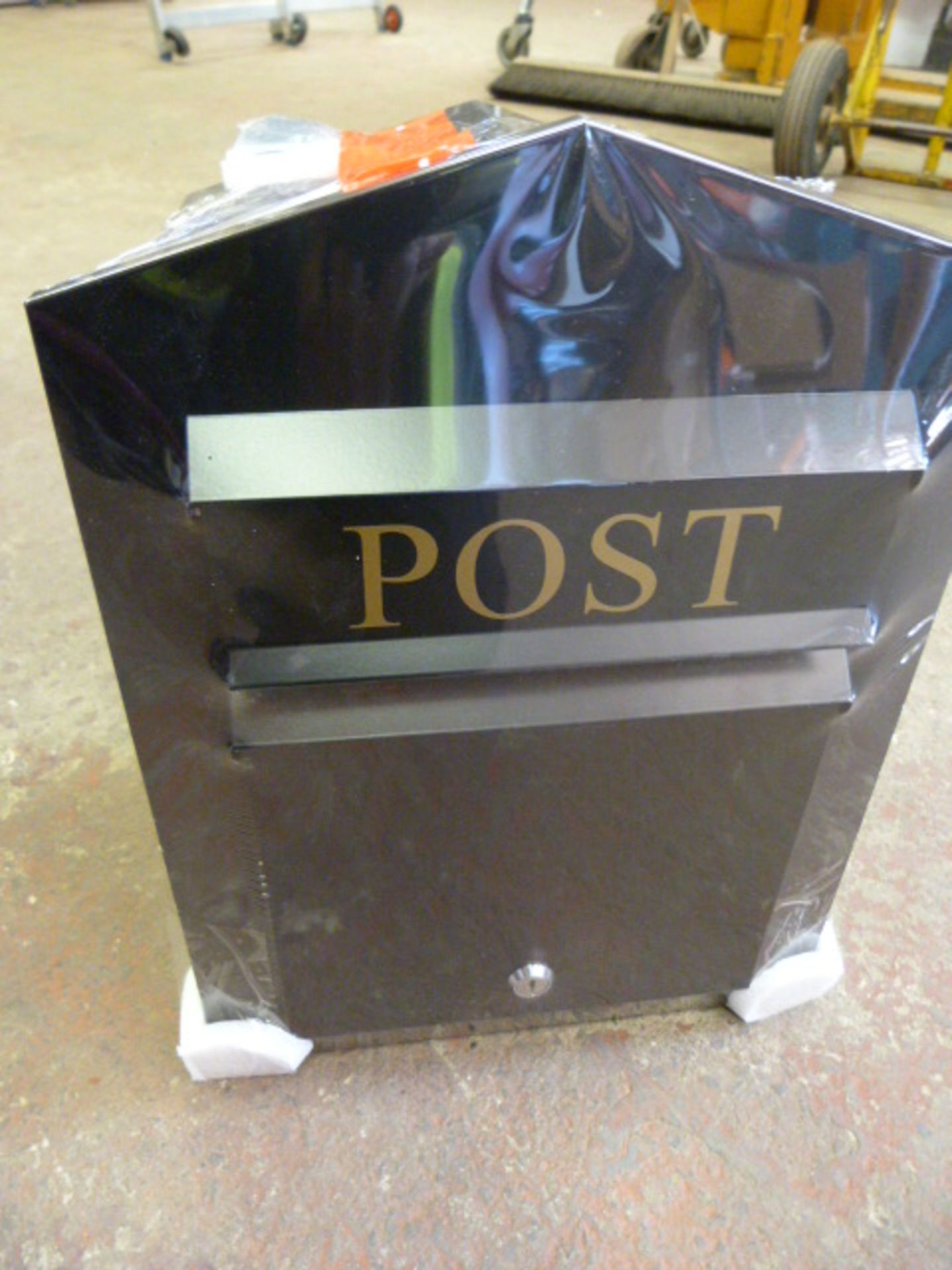 *Black Metal Postbox