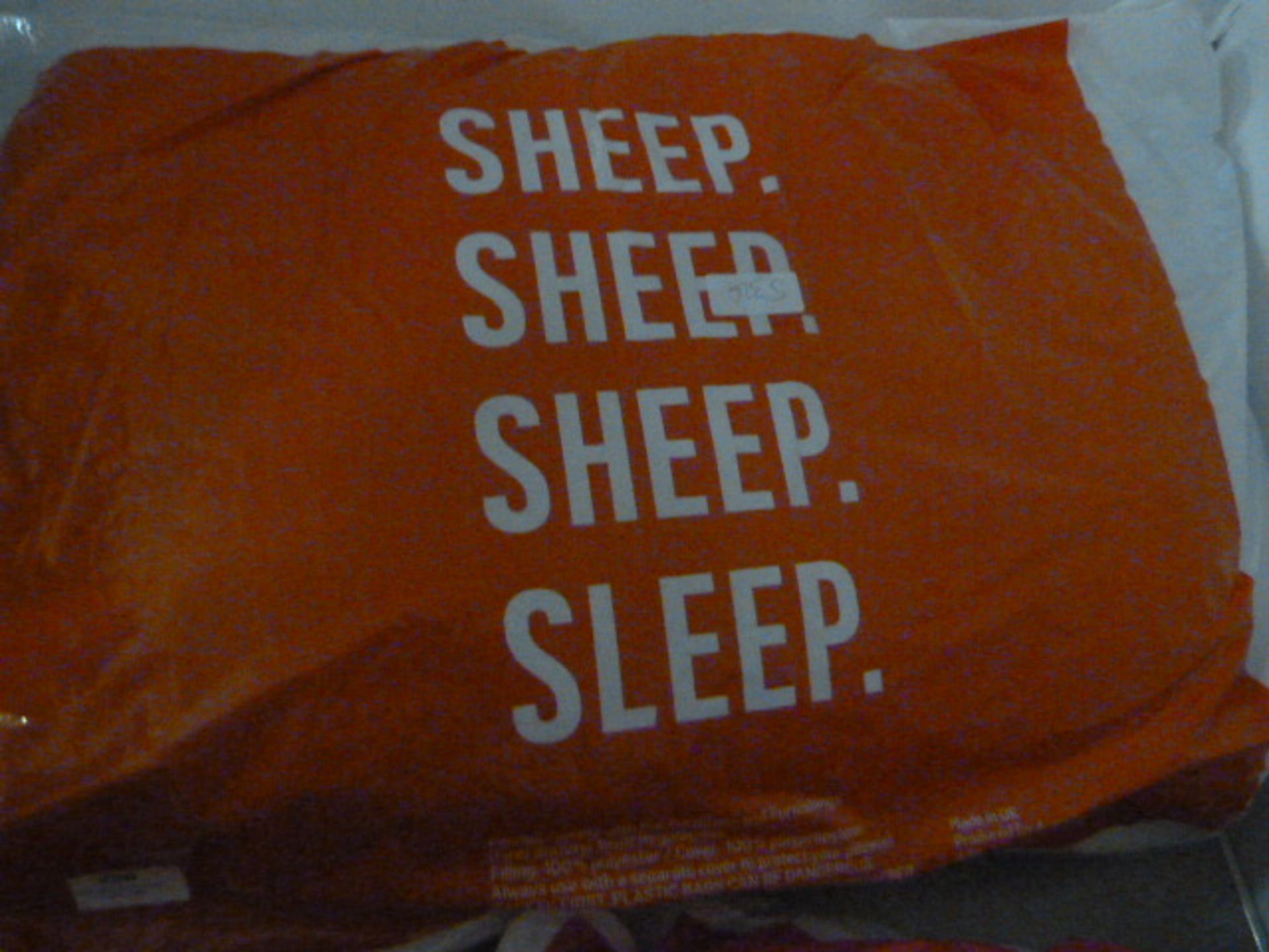 Two Argos Sheep Pillows