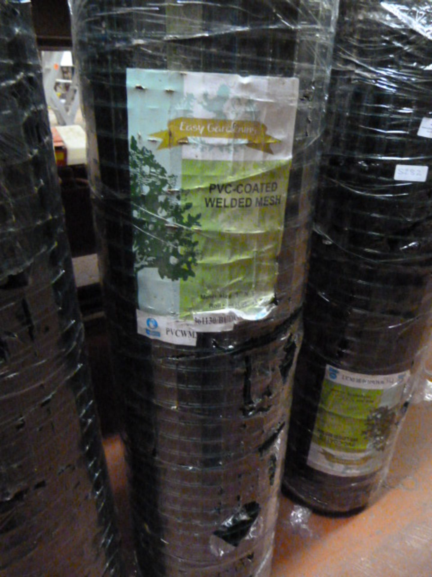 Green PVC Coated Welded Mesh 36"x30m