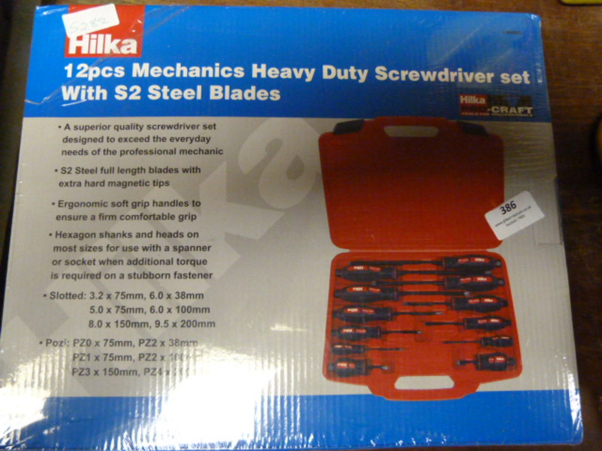 *Hilka 12 Piece Mechanic's Heavy Duty Screwdriver S