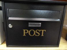 *House Nameplate Company Black Letterbox