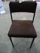 Metal Framed Upholstered Reception Chair