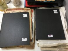 Two Albums Containing Vintage Magazine and Newspap