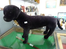 Black Labrador Stuffed Model