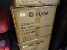 Box Containing 45 by 10 Cartons of Vype E-Cigarett