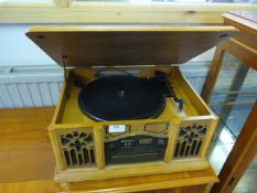 Vintage Style Record CD Player