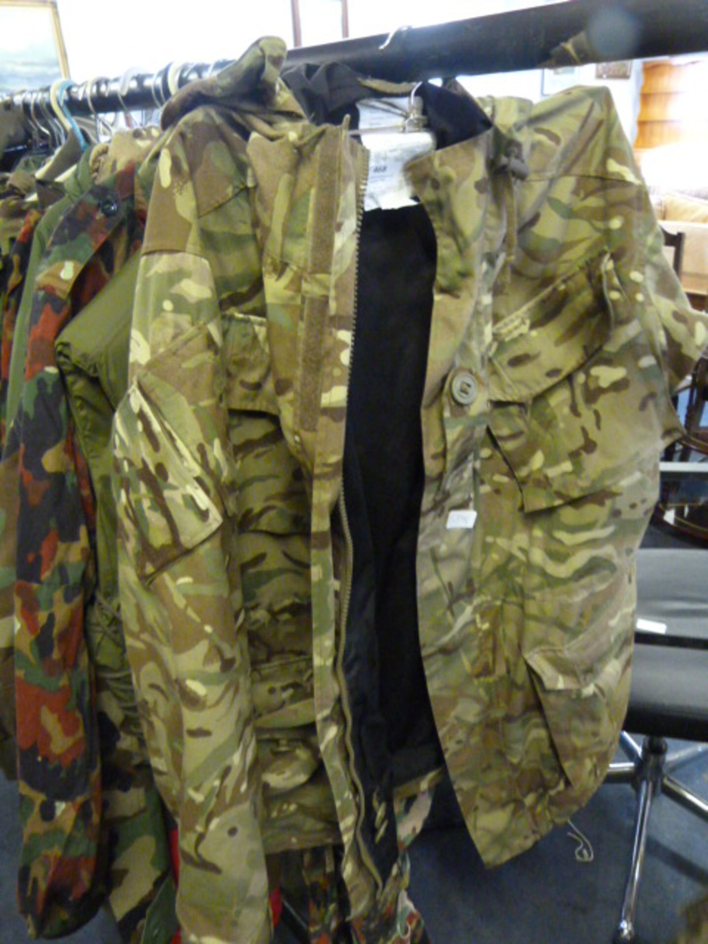 Military Green Camouflage Windproof Combat Jacket