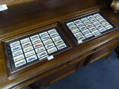 Two Framed Player's Cigarette Card Sets - Motor Ca