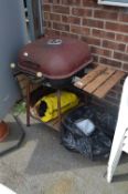 Barbecue on Stand with Charcoal