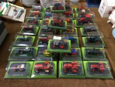 Collection of 30 Diecast Model Farm Machines, Trac